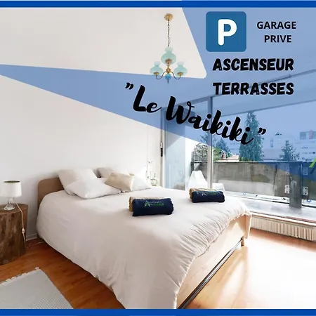 Apartment Waikiki-garage-terrasse-fibre-ensoleille-calme-a 10min Du Centre Ville-clermont-ferrand Chamalieres